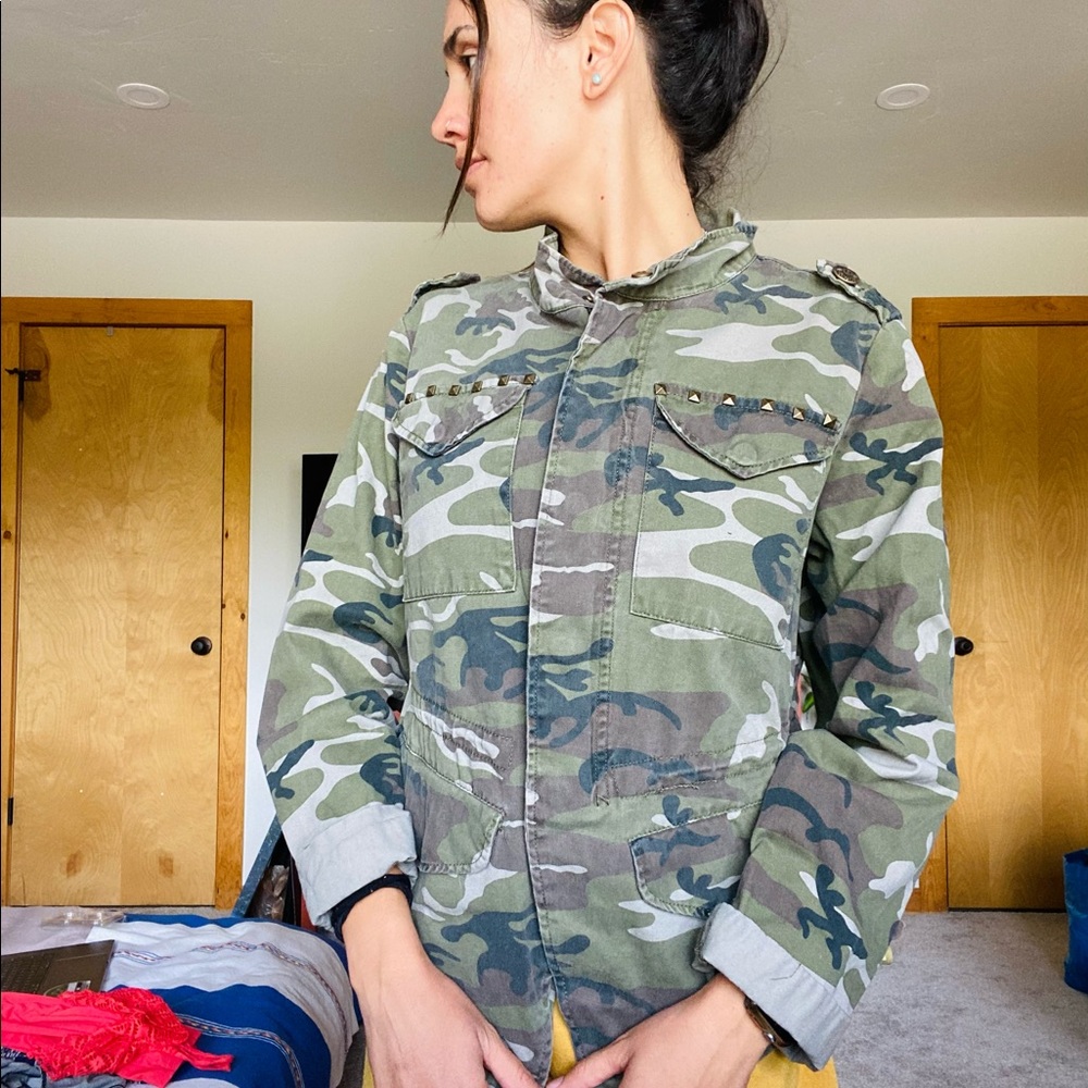 New Look Camo Jacket, Size L